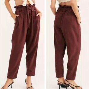 Free people pleated trouser size Large like new